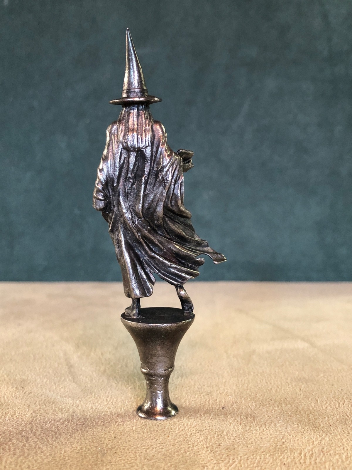 Nude Witch Pipe Tamper, Solid Fine Pewter