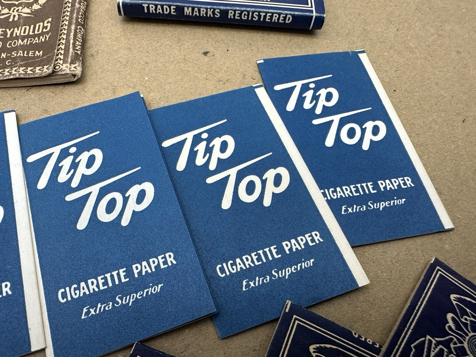 Vintage Lot of 32- Cigarette Rolling Papers Prince Albert Tip Top La Croix Etc