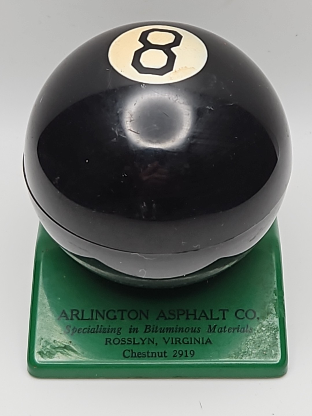 Vintage Advertising Piece- Table Top 8 Ball Lighter display