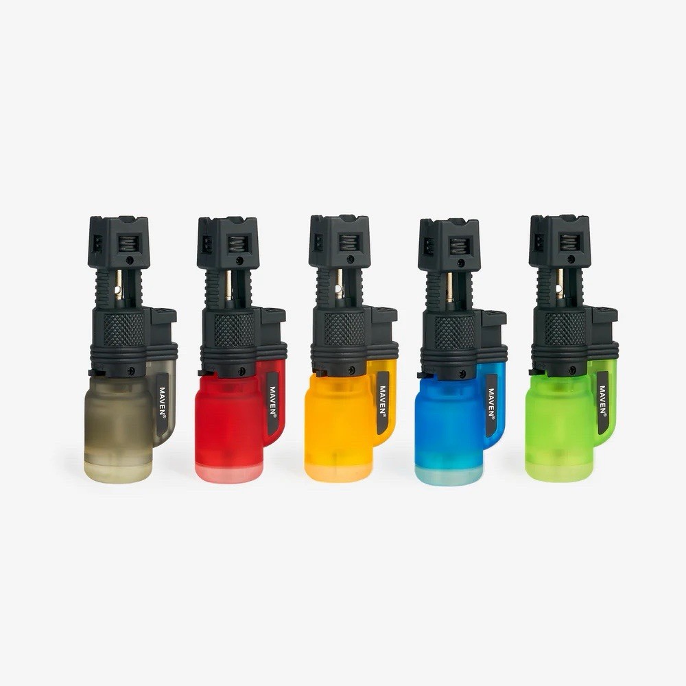 5 Pack Maven Laytop packet Torch lighter single Windproof Jet Flame