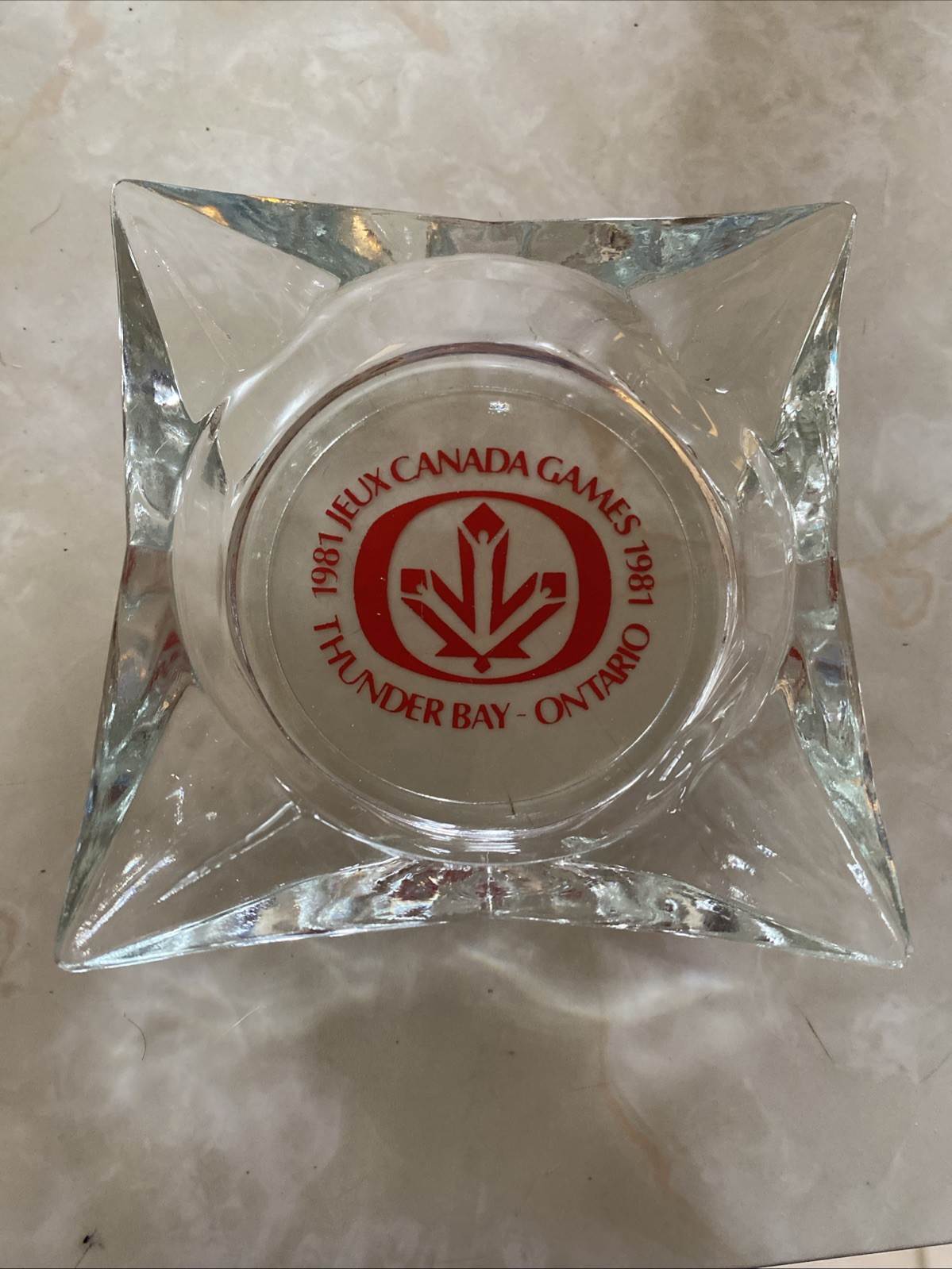 1981 Jeux Canada Games ASHTRAY Thunder Bay Ontario Canada