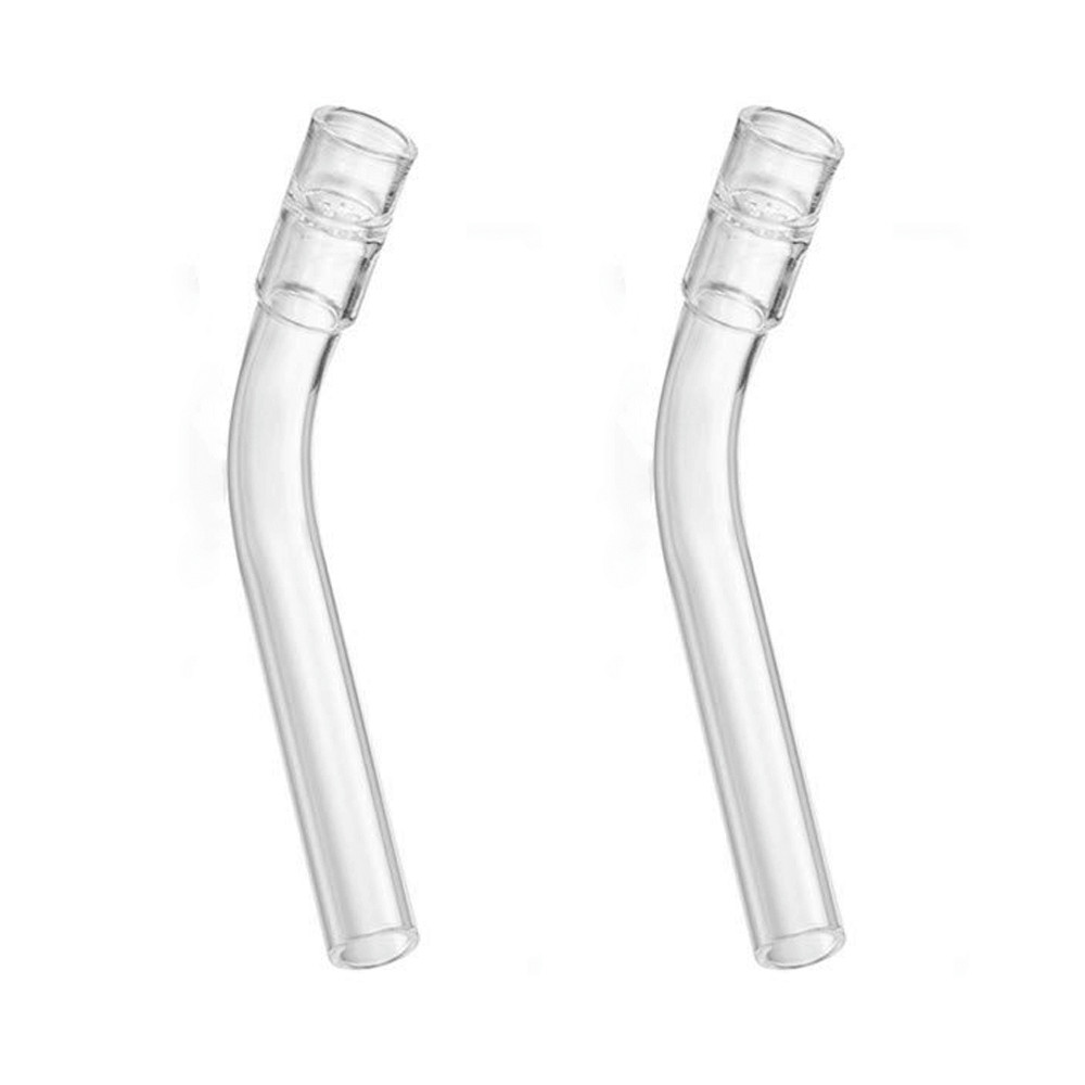 2PCS Curved 110mm air 2 glass tube stem replacement solo