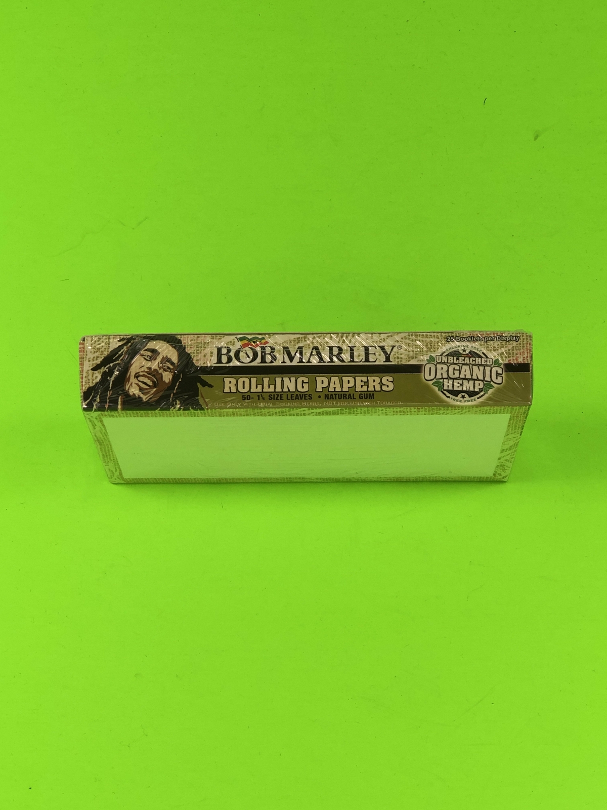 FREE GIFT🎁25x BOB MARLEY 1 1/4″ 1.25 High Quality Organic Hemp Rolling Papers📦