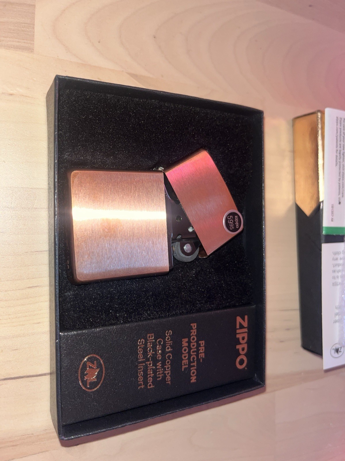 Limited Edition – Solid Copper Case With Black-plated Steel Insert