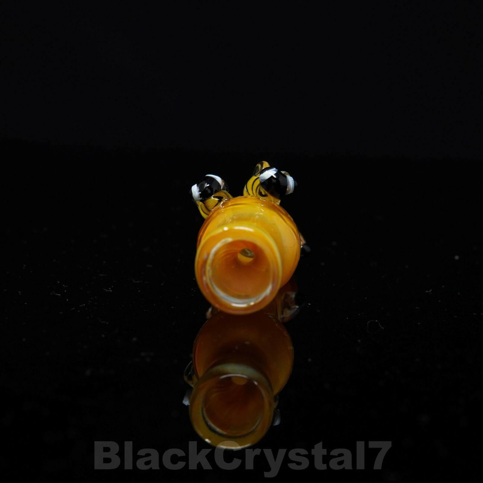 4 in Handmade Golden Bumble Bee Tobacco Smoking Bowl Glass Pipes – US Seller
