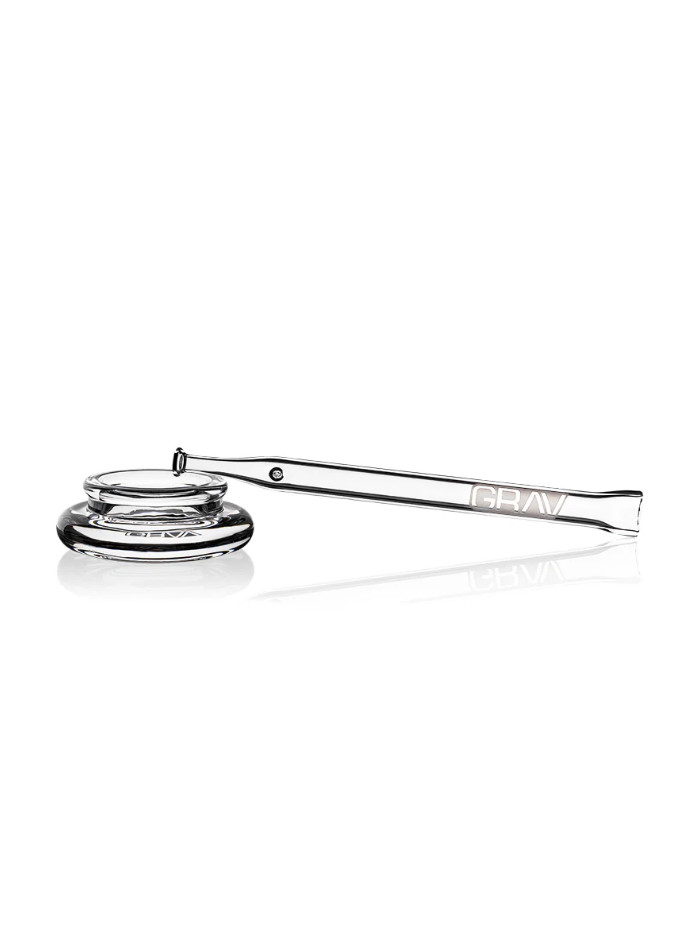 GRAV Straw and Dish Set Quartz Glass *SHIPS ASAP*