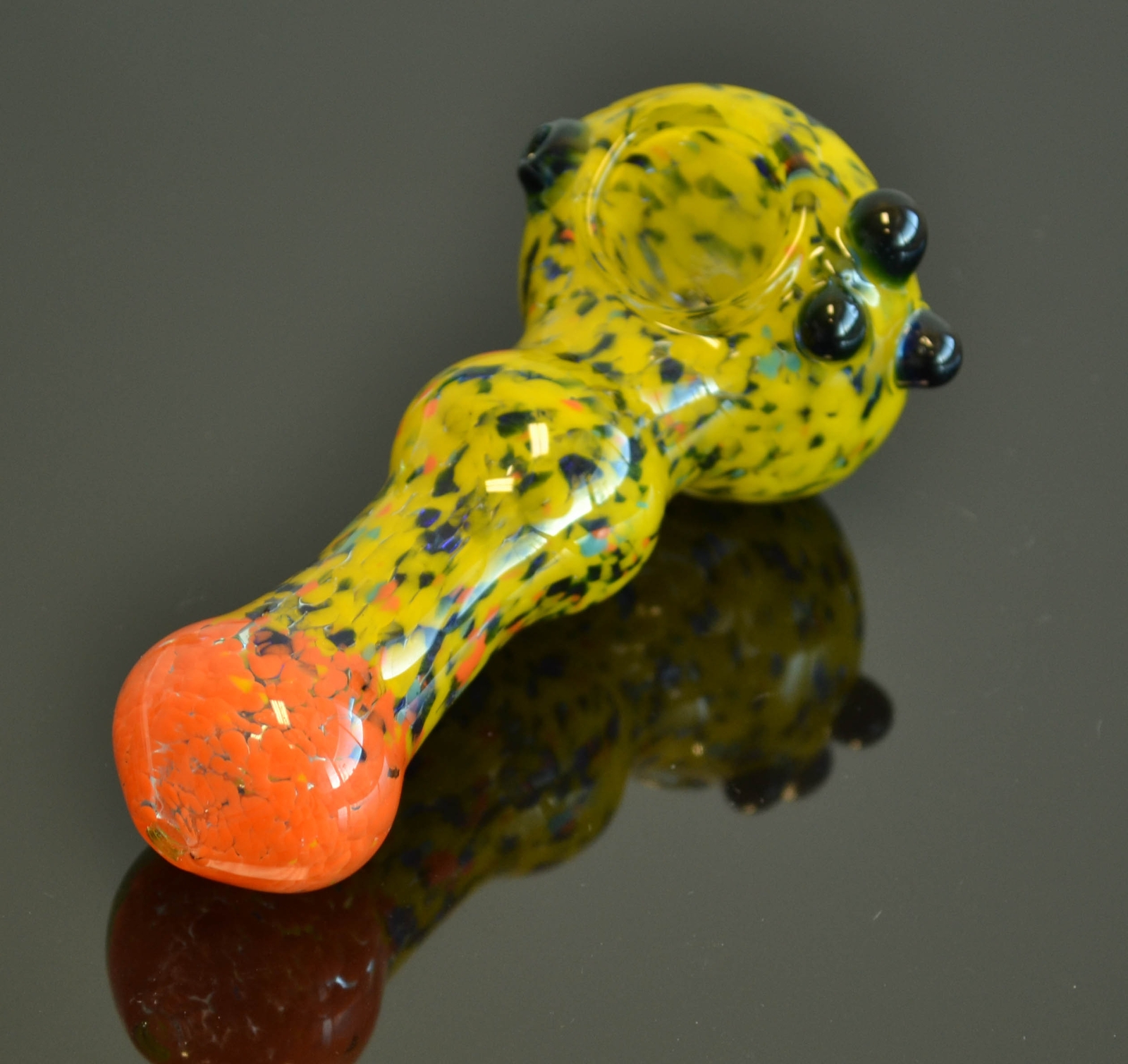 4″-5″ Thick And Heavy Color Burst Tobacco Glass Hand Pipe Glass Pipes Glass Pipe