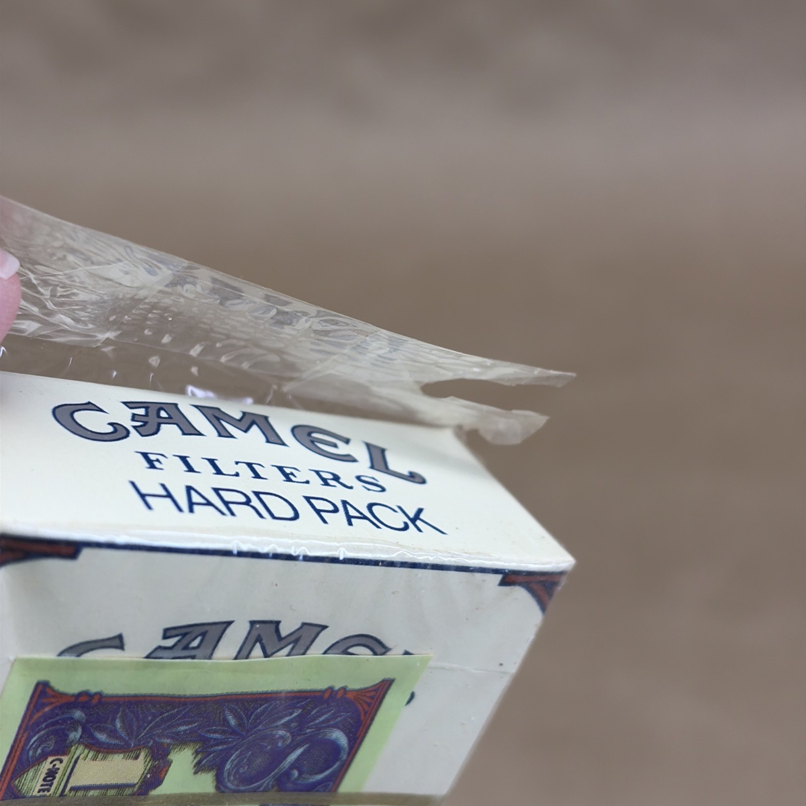 EMPTY Hard Pack of CAMEL Cigarettes – Collector’s Pack State of TENNESSEE
