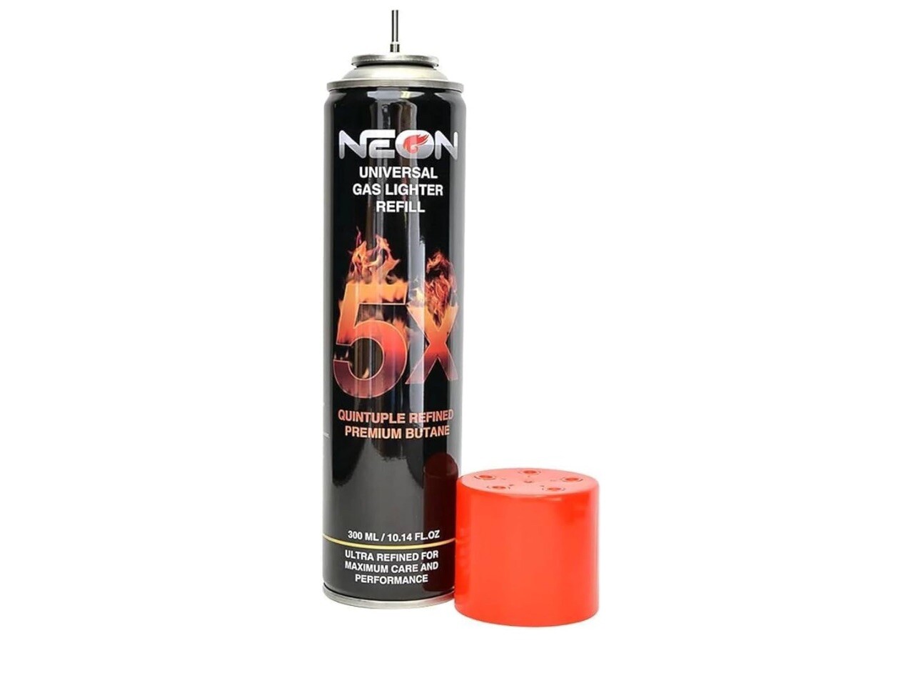 12 Can Neon 5X Refined Butane Lighter Gas Fuel Refill 300 mL 10.14 oZ Cartridge