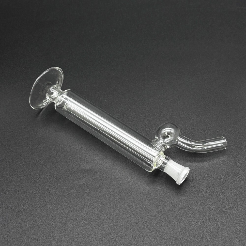 Protable 6.7″ Glass Bong Hookah Clear Test Tube Smoking Water Pipe Shisha W/Bowl