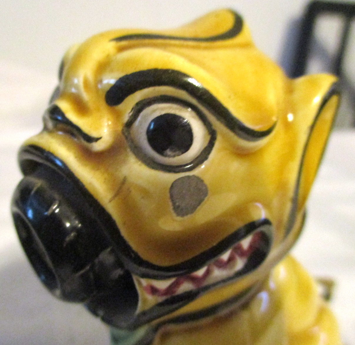 Antique Electric Table Cigarette Lighter of a Dog/Lion is 5″ Tall ( 20’s or 30’s