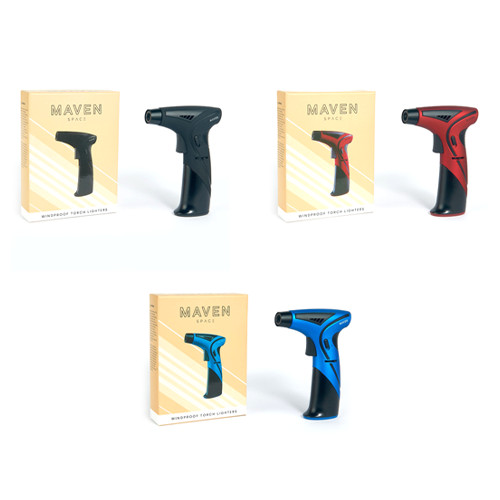 Maven Torch SPACE 99-E-160 | Windproof Jet Flame Torch Lighter | Refillable