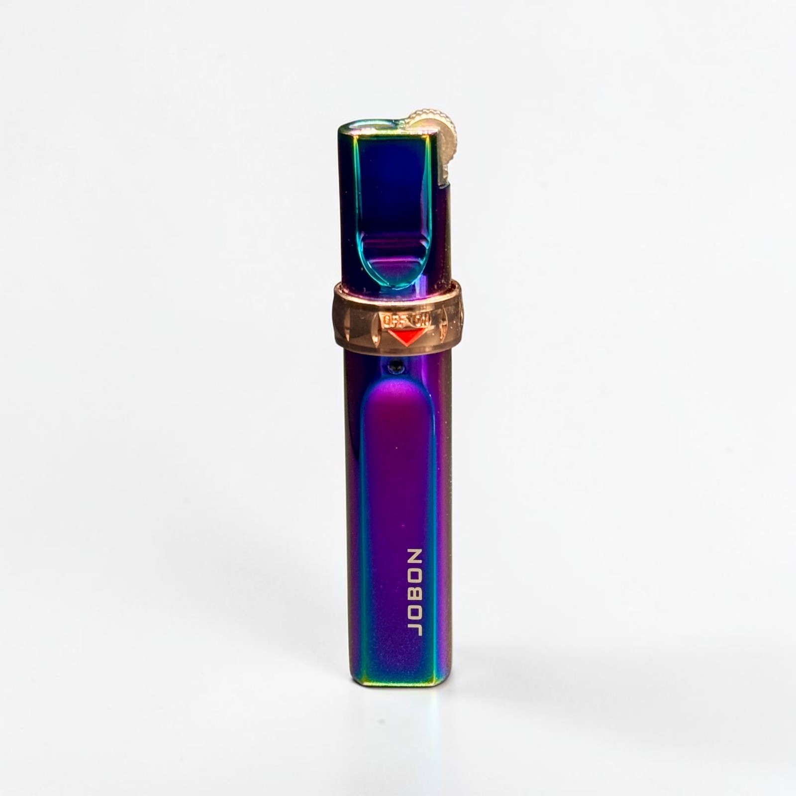 JOBON Windproof Jet Flame Torch Lighter Refillable Butane Metal Gift Box