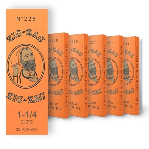 Zig-Zag Rolling Papers – 1 1/4 French Orange 78 MM – 24 Booklet Carton