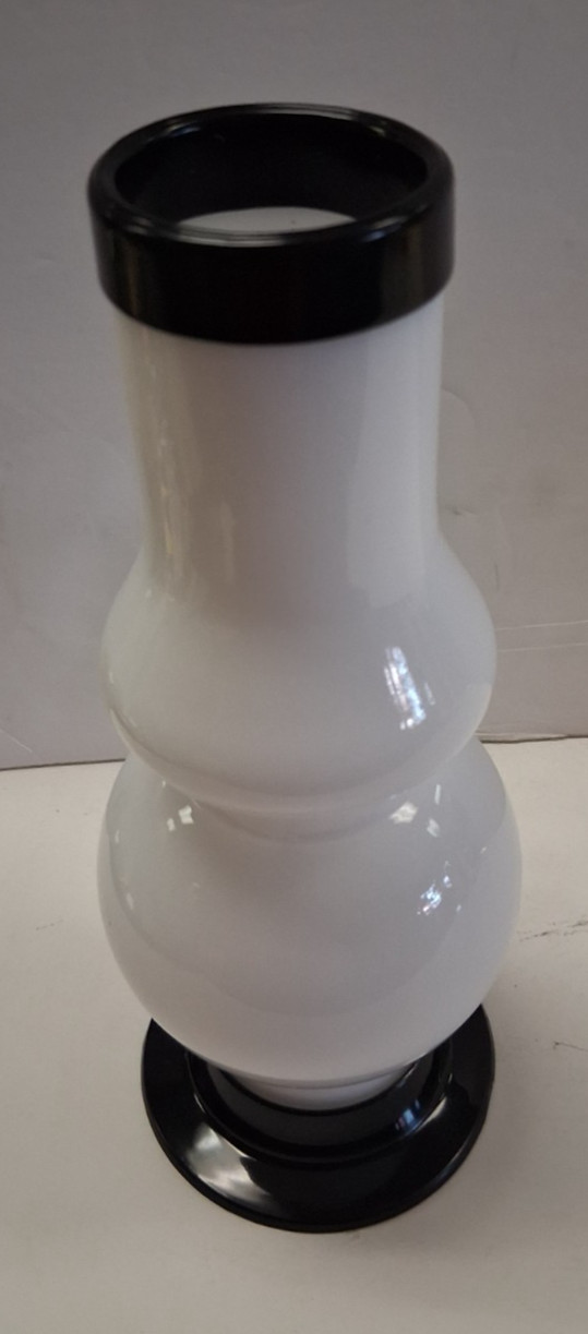 9″ ACRYLIC PLASTIC BUBBLE & HALF WATER PIPE BONG HOOKAH PULL CARB BOWL 2″M WHITE