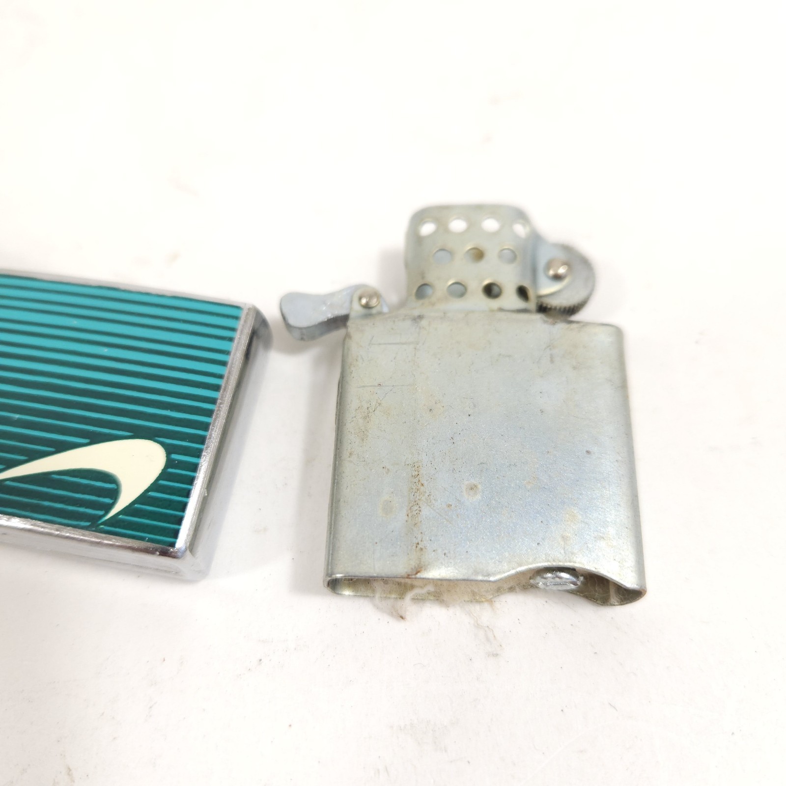 Vtg Newport Cigarettes Hadson Metal Lighter Made In Japan