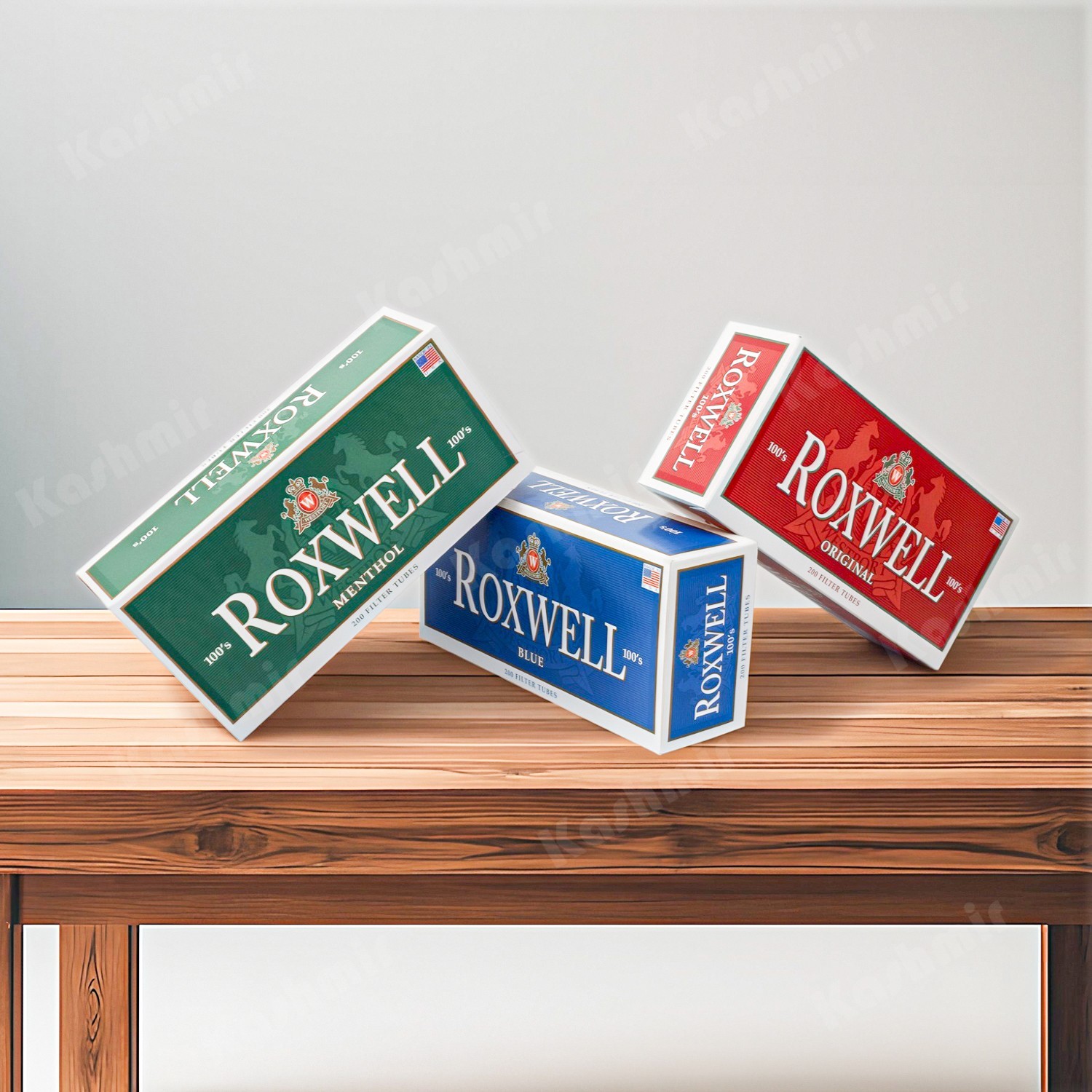Roxwell Cigarette Tubes 100s Size Red Original Cigarette Filter Tubes 400Ct