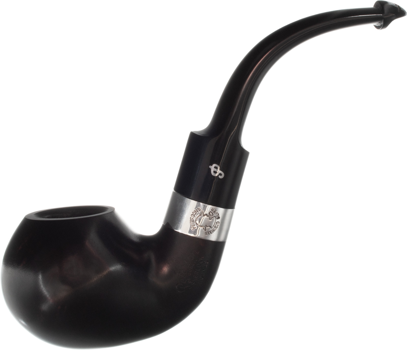 PETERSON “SHERLOCK HOLMES LESTRADE” 9MM BRIAR PIPE BULLDOG BROWN SMOOTH