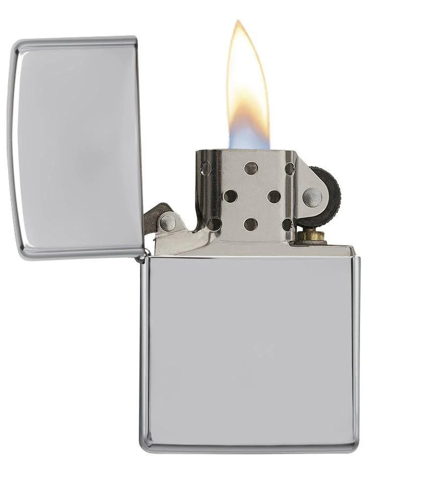 Zippo 250 Windproof High Polished Chrome Lighter, New In Box