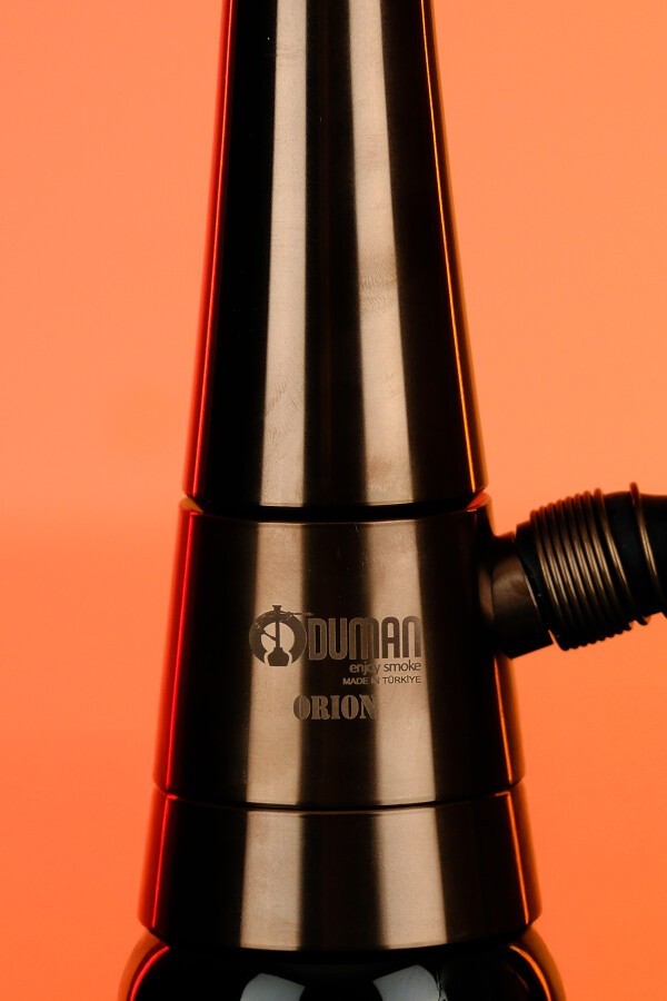 Oduman Hookah Orion Shisha Bronze Black Glass Hand Made Pro Bag Set Express Deli