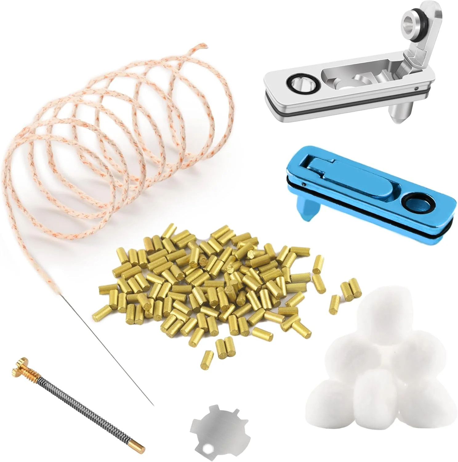 Lighter Repair Kit Flint Wick Spring Cotton Gasket Tool Replacement Set