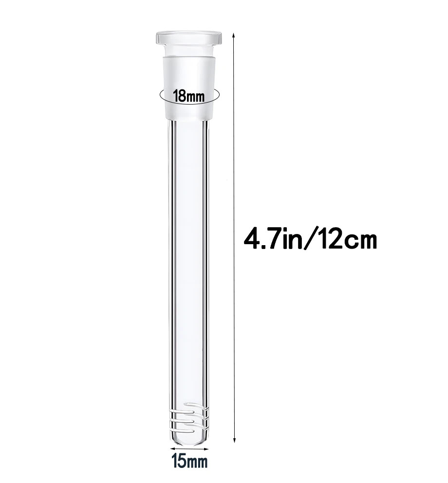 3Pack 4″ (insert 2.8”) Downstem +2Pack 14mm Male Round Bowl-U.S. Shipping