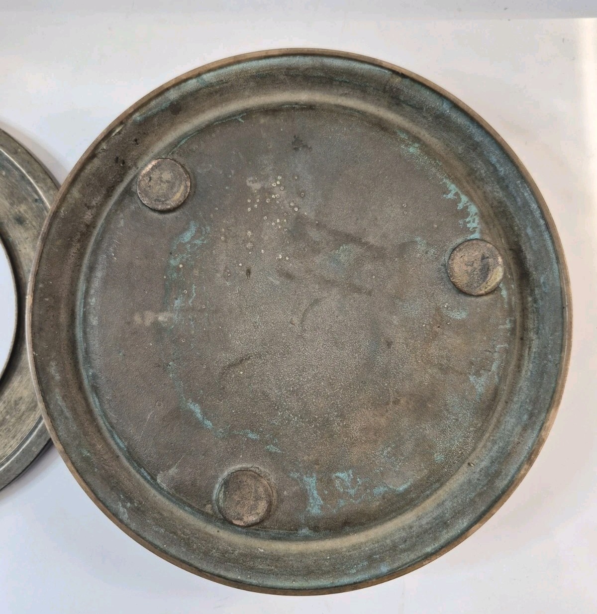 Kansas City EMCO Wardrobes Industrial MCM Heavy VTG Solid Brass Ashtray -5lbs