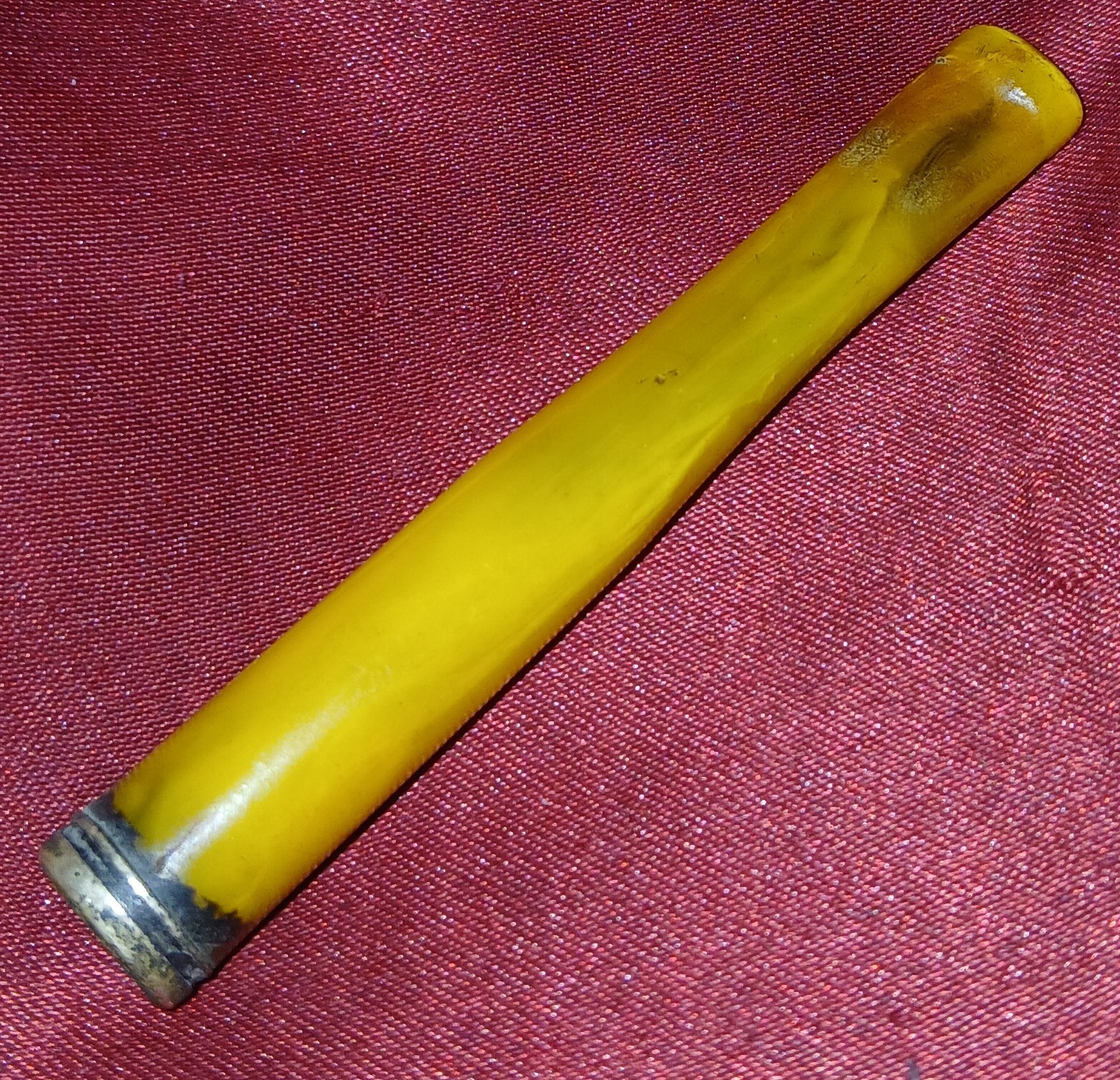 Vtg Cigarette Holder Butterscotch Bakelite Beautiful Marble Swirl Pattern Patina