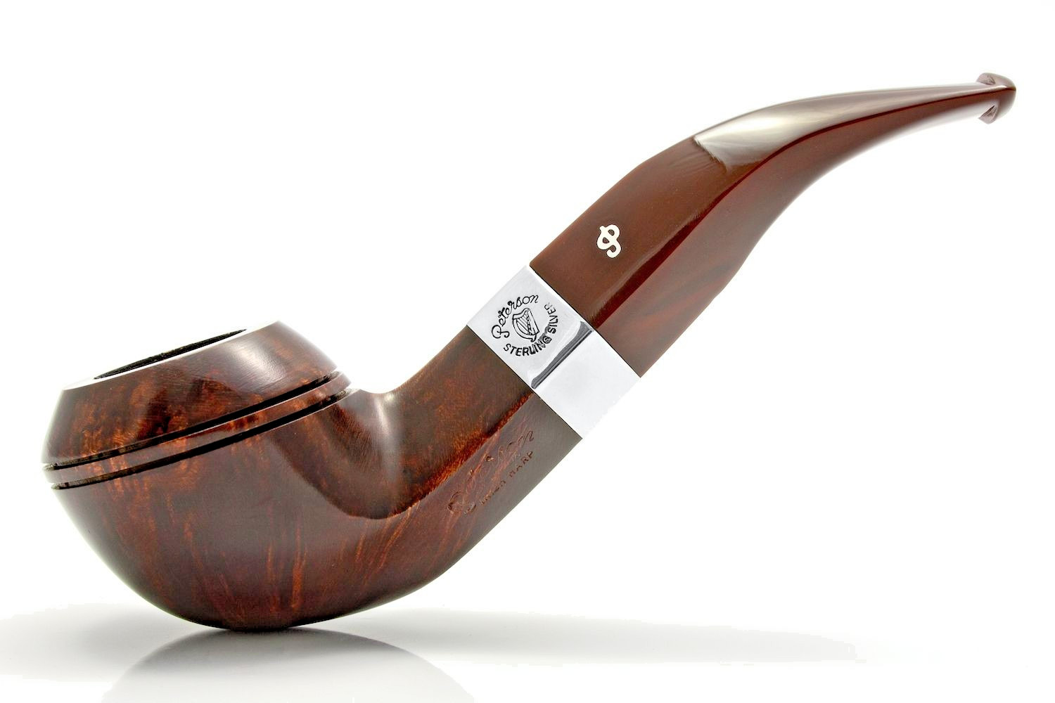 Peterson Pipe Irish Harp Brown 80S / 135 Mm / 35 Mm / Head Drilling 20 Mm / 9 Mm