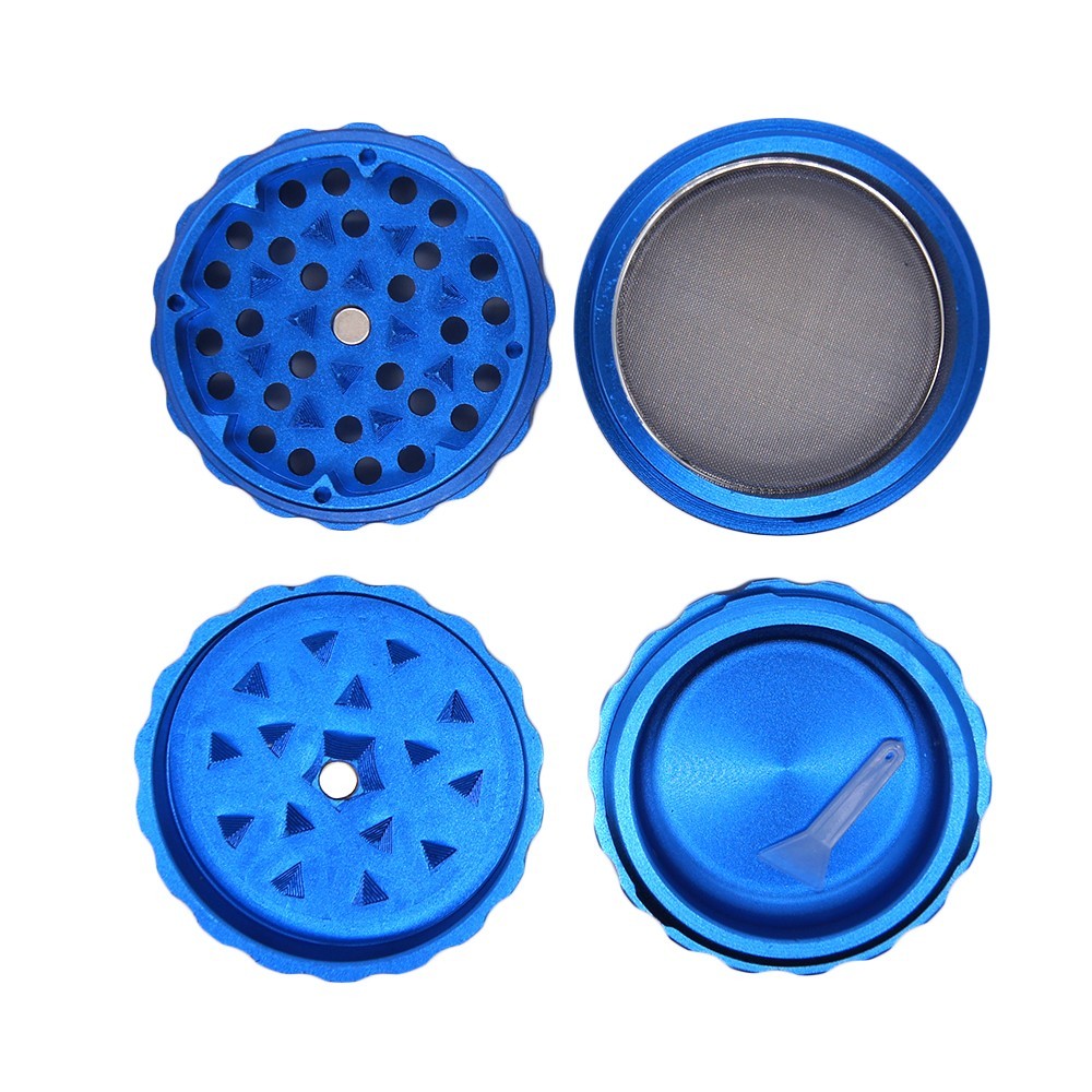 2.5″ Viking Axe Herb Grinder with Ashtray Lid 4-Piece Aluminum Alloy Crusher
