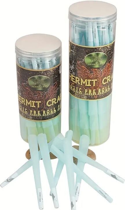 Hermit Crab Pre Rolled Tobacco Trumpet Papers 50 Count Green