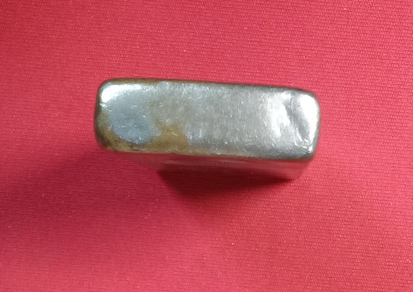 Zippo Lighter 1930-1950’s PAT.2032695 3 Barrel Hinge Nickel Silver Insert