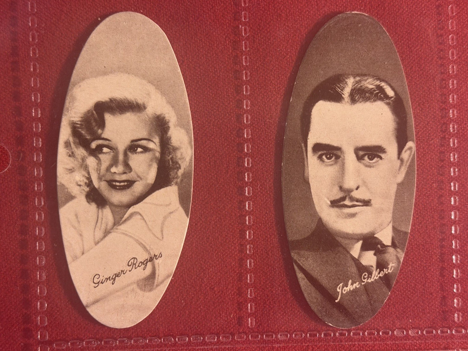 1934 CARRERAS FILM STARS OVALS-FULL 72 CARD SET-MARX BROS-LAUREL+HARDY+ VG+EX-MT