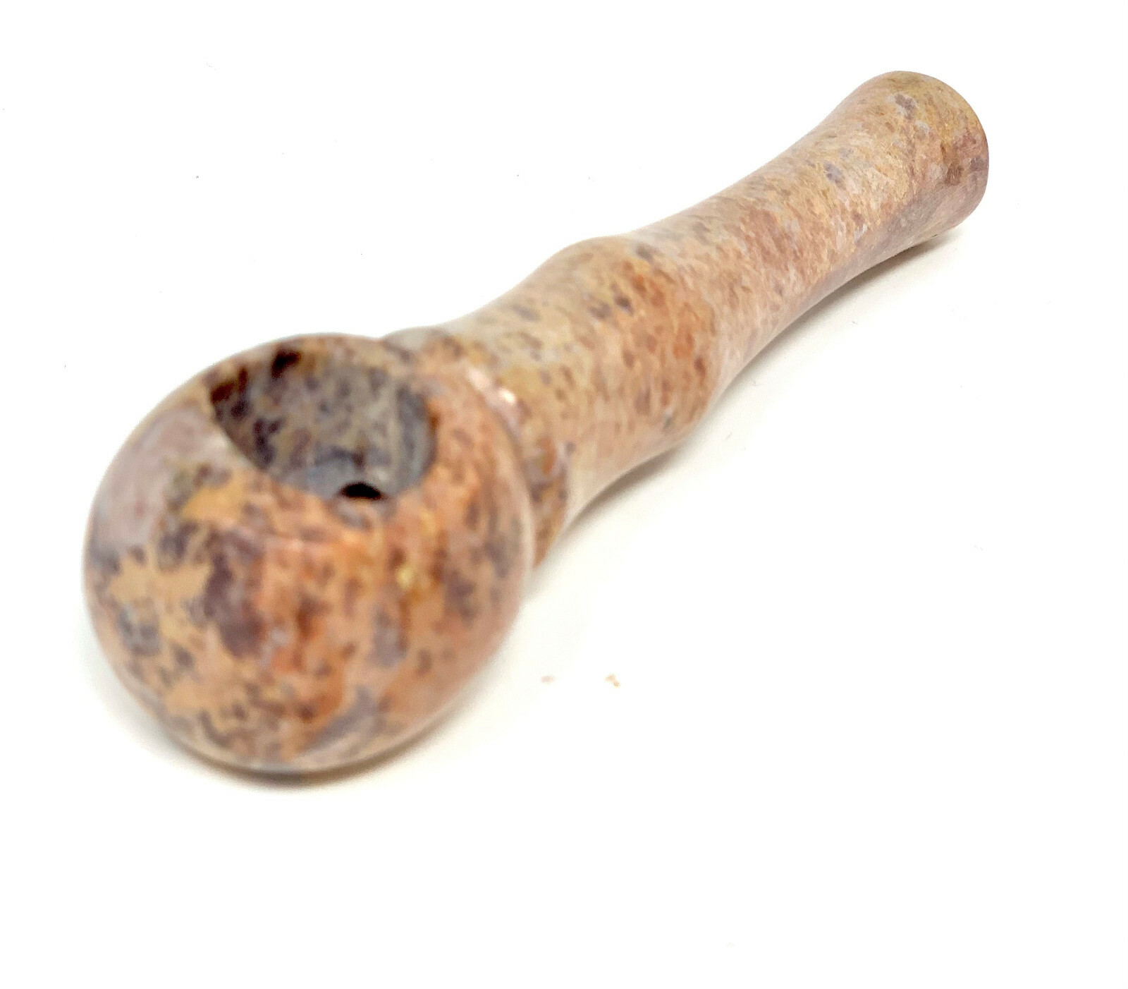 Stone Smoking Pipe Natural Stone Marble crystal wand rock tobacco Pipe 4 inch