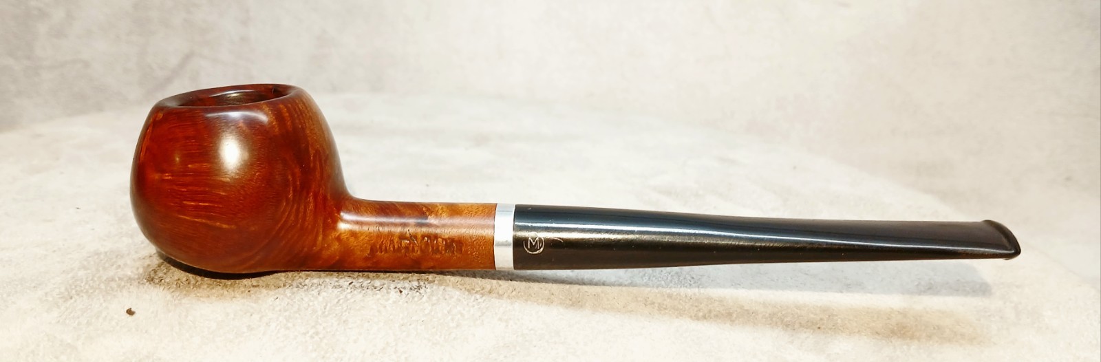 Gorgeous 1940s Marxman Prince Imported Briar Tobacco Pipe Italy