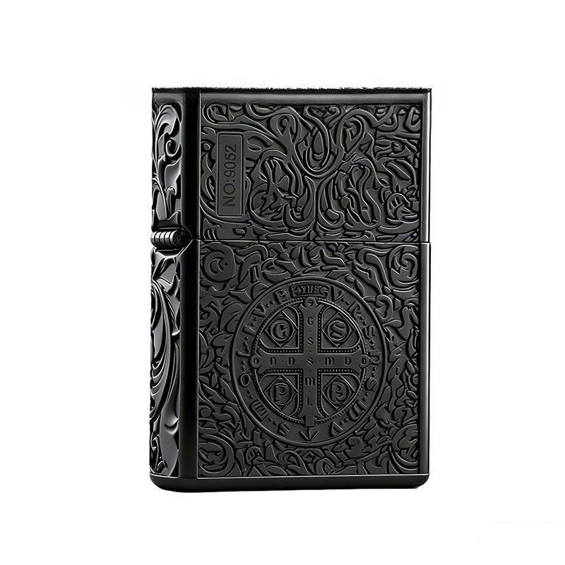ZORRO Black Titanium Constantine Armor Windproof Kerosene Lighter Luxury Pro