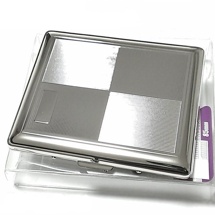Tsubota Pearl Cigarette Case Pattern Casual Metal 85mm 9 Storage 1-93423-81