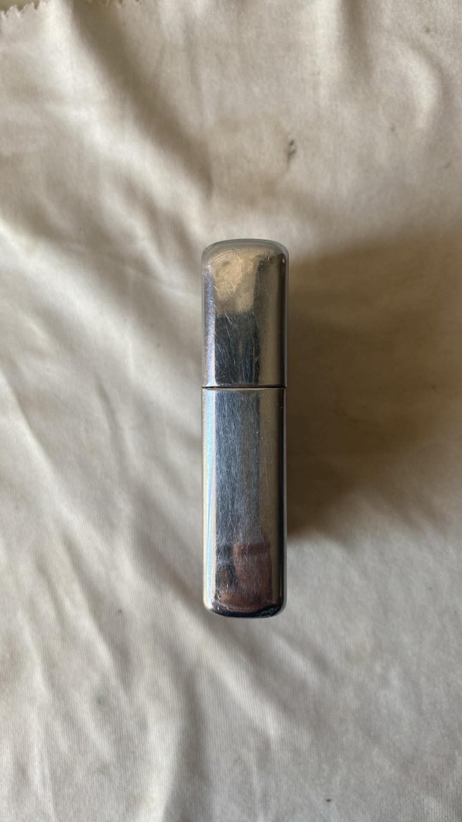 RARE Vintage 3 Barrel Hinge Blank Chrome 16 Hole Zippo Lighter Patent 2032695