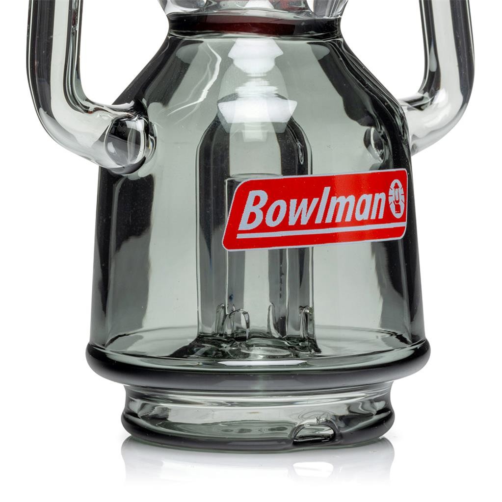 Hemper Bowlman Lantern Peak Wet Top 5.8″ SMOKE Borosilicate Glass Handmade
