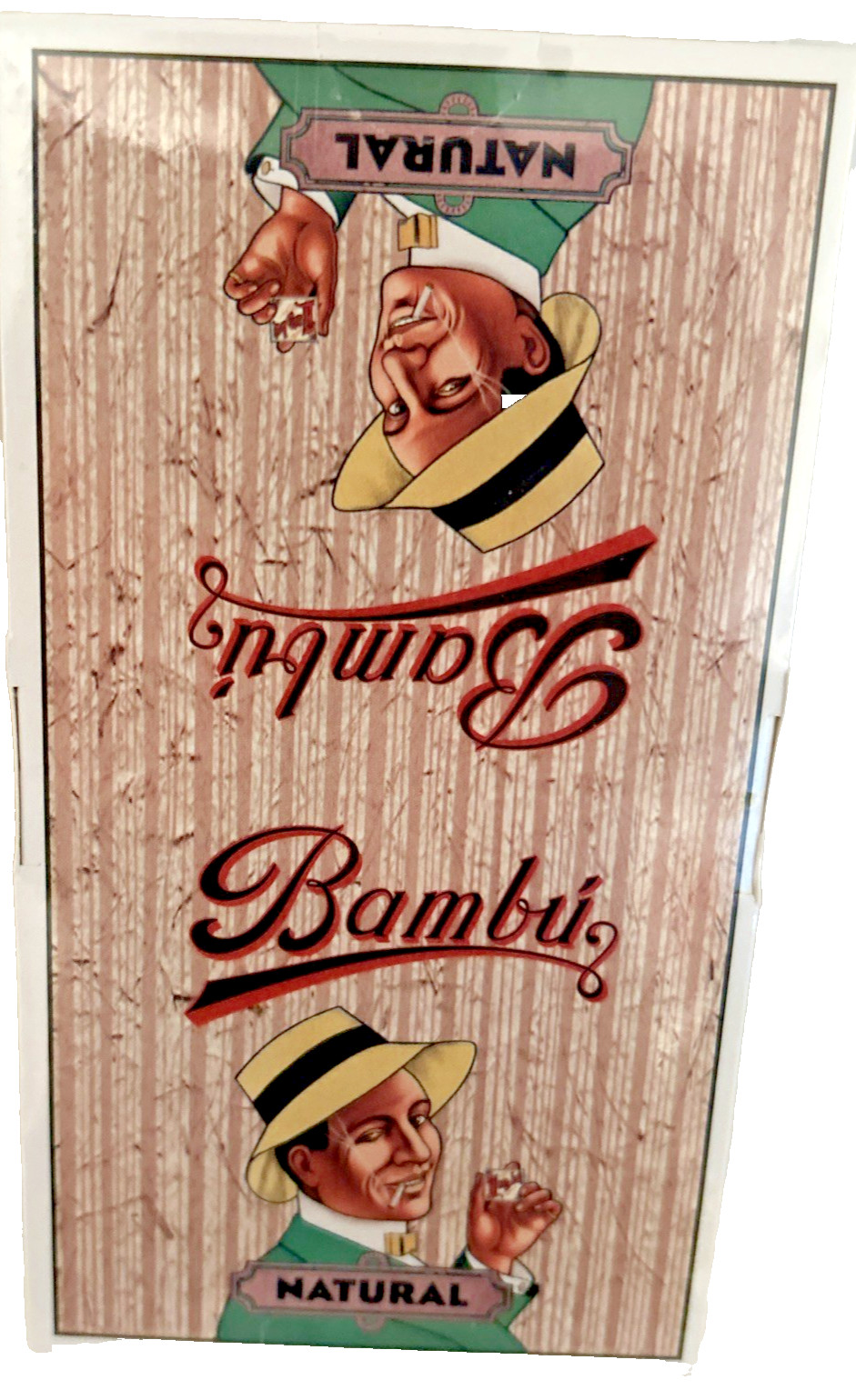 Full Sealed Box of Bambu Natural Cigarette Rolling Papers 1 1/4 /25 Booklet