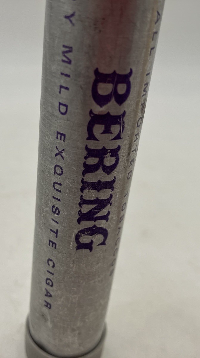 Lot of (2) Single Metal Tube Cigar Tubes Humidors Don Tomas And Bering