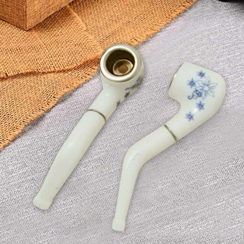 22pcs Plastic 62mm Small Pipe Household Cigarette Tobacco Smoking Accessories