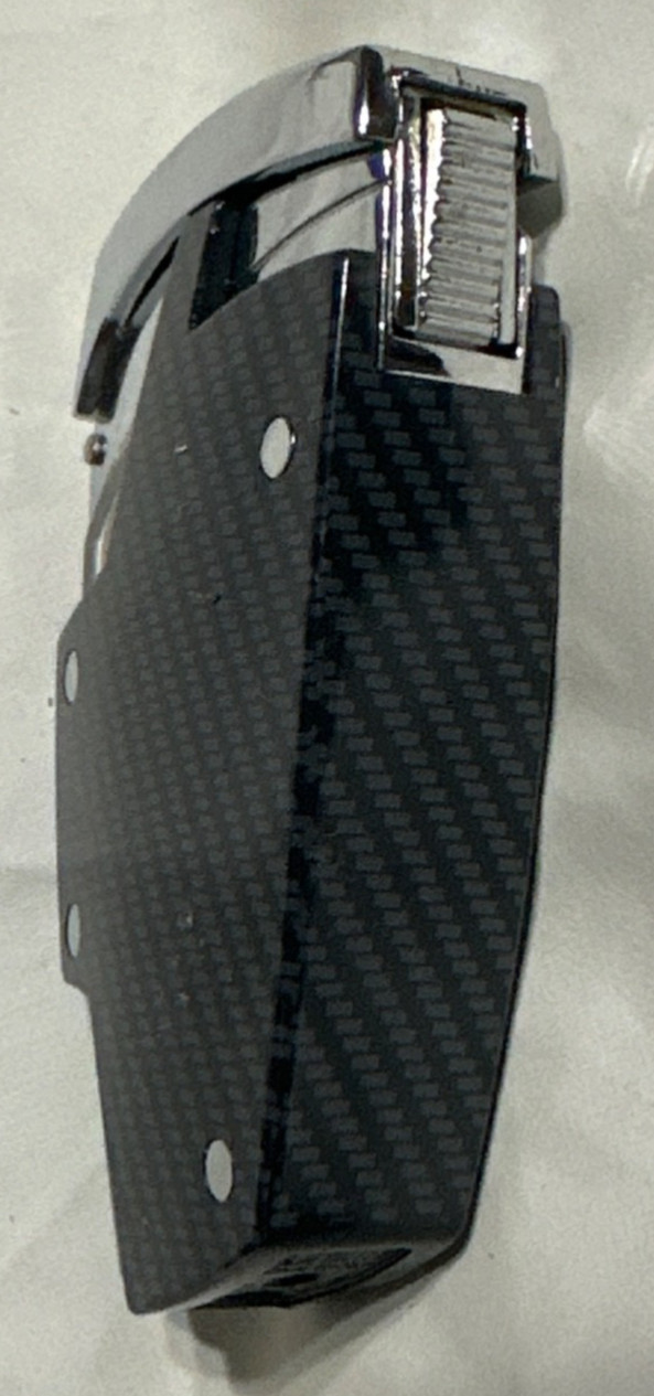 Moretti Carbon Tornado Single Flame Torch Lighter (10 CT)