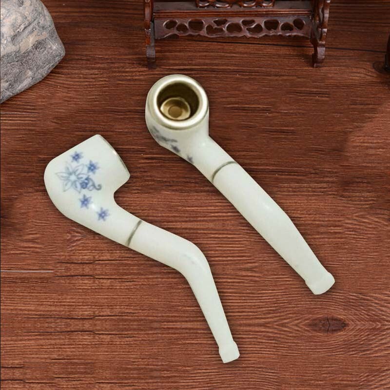 22pcs Plastic 62mm Small Pipe Household Cigarette Tobacco Smoking Accessories