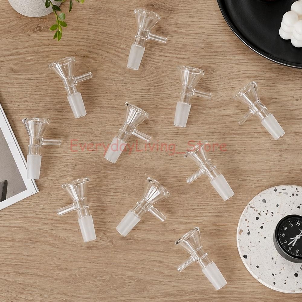 (10 PACK) 14MM Male Glass Bowl For Water Tobacco Pipe Bong Replacement Head US