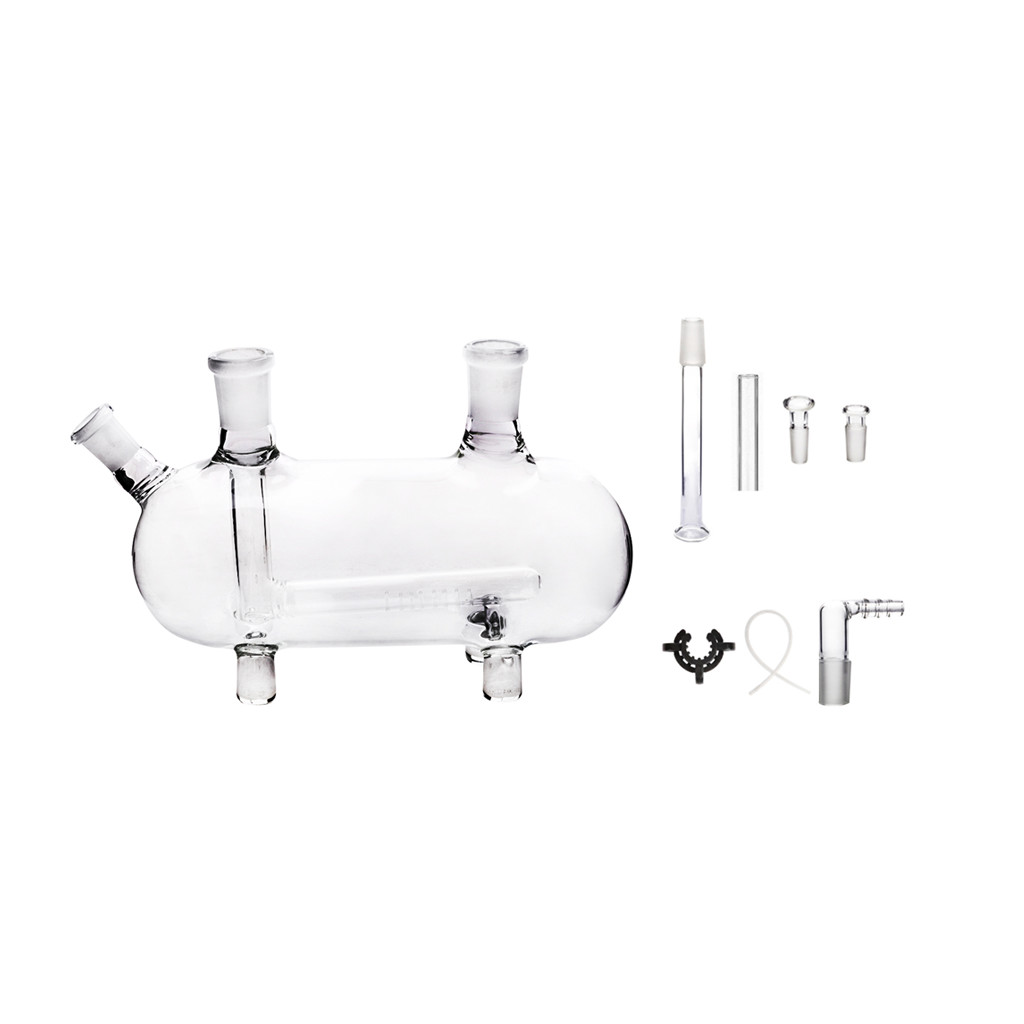 Clear 8 in 1 submarine Shaped MK2 Water pipe Whip Glass bong Kit