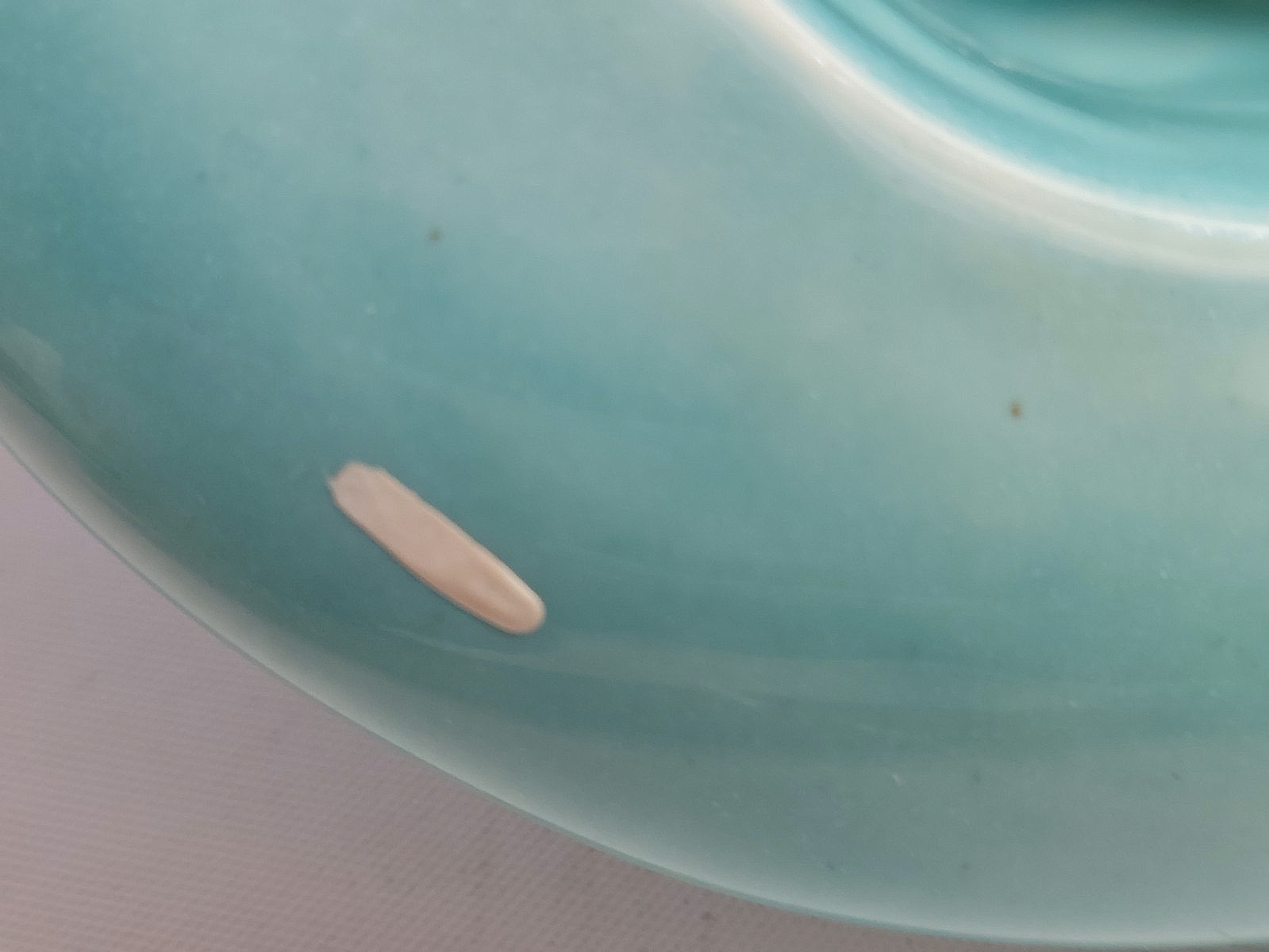 Bauer Pottery Ashtray MCM Tourquice / Aqua Glaze Cowboy Hat Ashtray