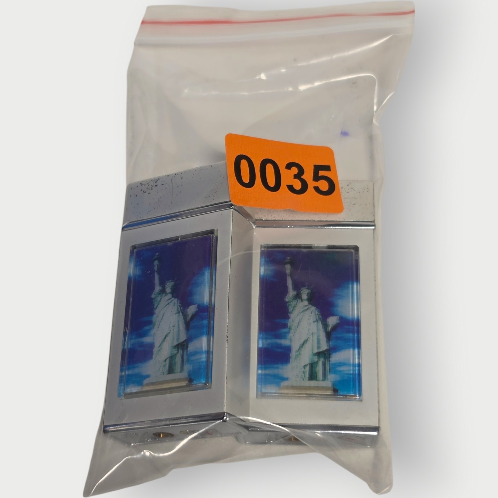 LOT OF 2 Vintage 2004 Butane Lighter New Statue Of Liberty NEW – SHIPPED EMPTY