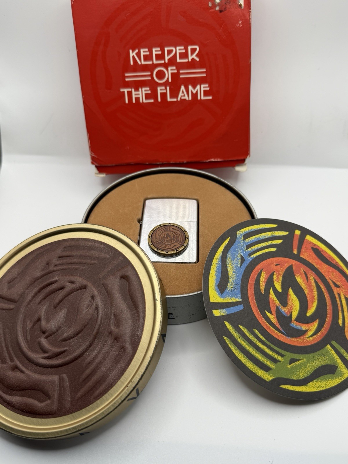 Limited Edition Vintage 2000 Keeper Of The Flame Collectible Zippo Lighter B34