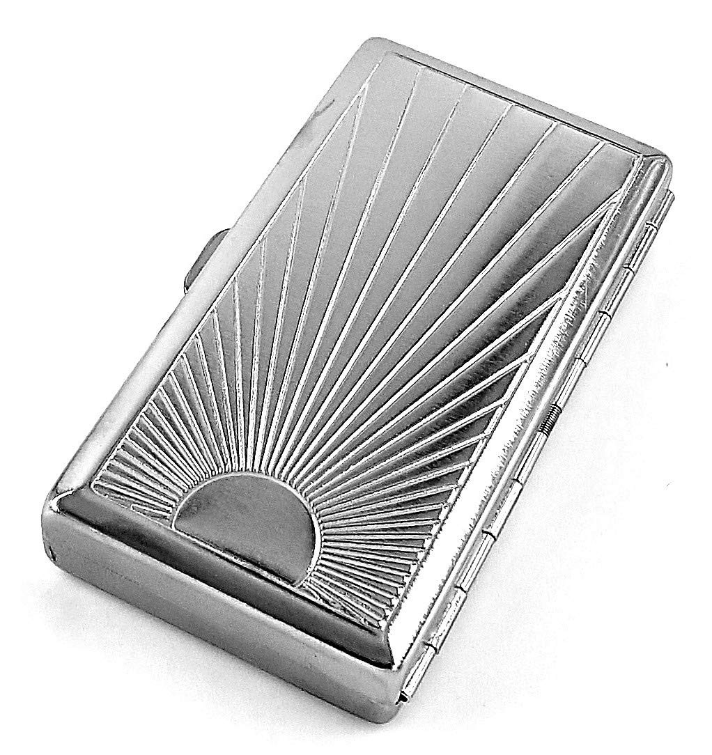 Cigarette Case Victorian Style Metal Holder for Regular, King and 100’s Size …